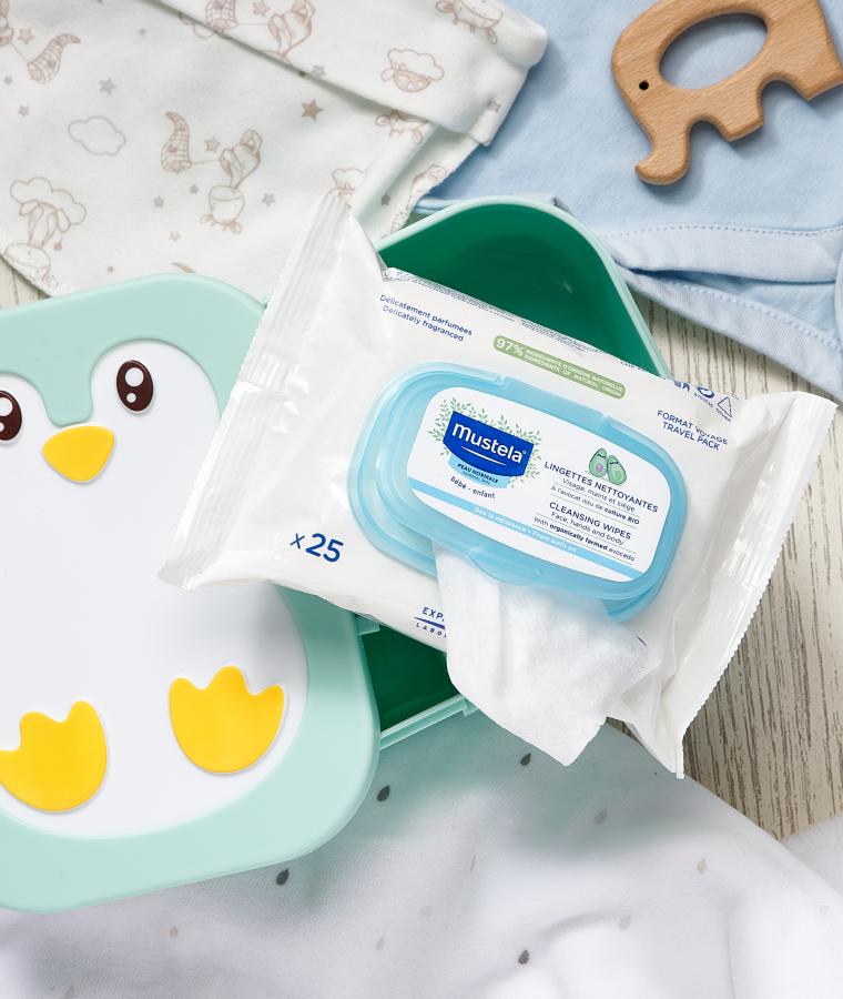 Очищающие салфетки Mustela